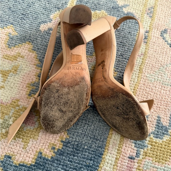 Beige Alexandre Birman CLARITA BLOCK 90 - Picture 9 of 9